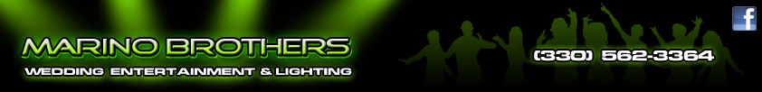 Marino Brothers DJs serve Cleveland, Akron, Cincinnati and Columbus areas.